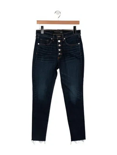 Pre-owned Veronica Beard High-rise Straight Leg Jeans In Blue