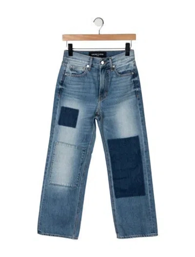 Pre-owned Veronica Beard High-rise Straight Leg Jeans In Blue