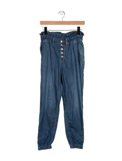 Pre-owned Veronica Beard High-rise Straight Leg Jeans In Blue