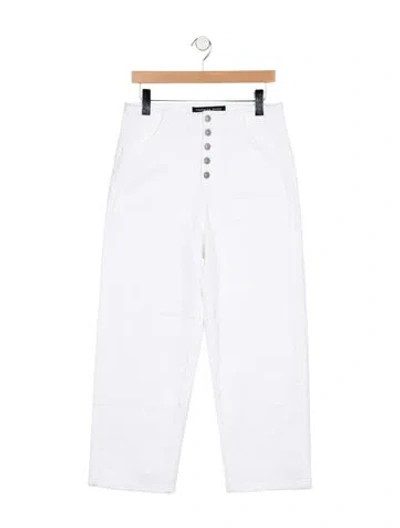 Pre-owned Veronica Beard High-rise Straight Leg Jeans In Blue