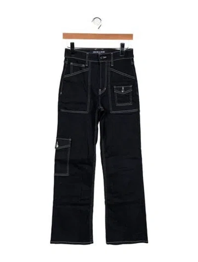 Pre-owned Veronica Beard High-rise Straight Leg Jeans In Blue