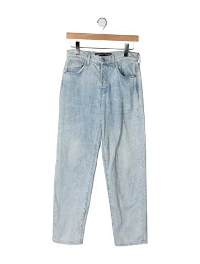 Pre-owned Veronica Beard High-rise Straight Leg Jeans In Blue
