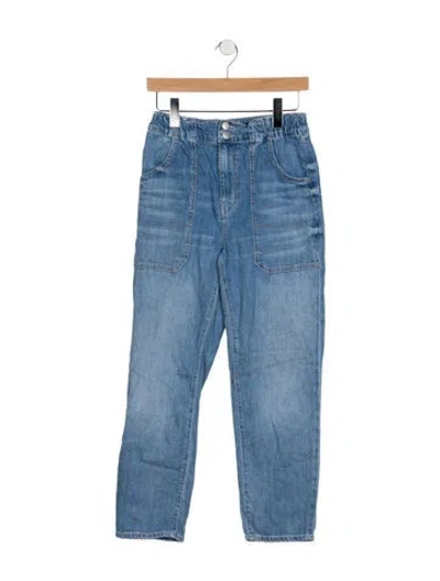Pre-owned Veronica Beard High-rise Straight Leg Jeans In Blue