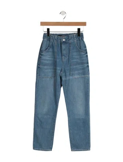 Pre-owned Veronica Beard High-rise Straight Leg Jeans In Blue