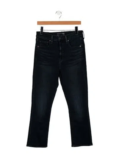Pre-owned Veronica Beard High-rise Straight Leg Jeans In Gray