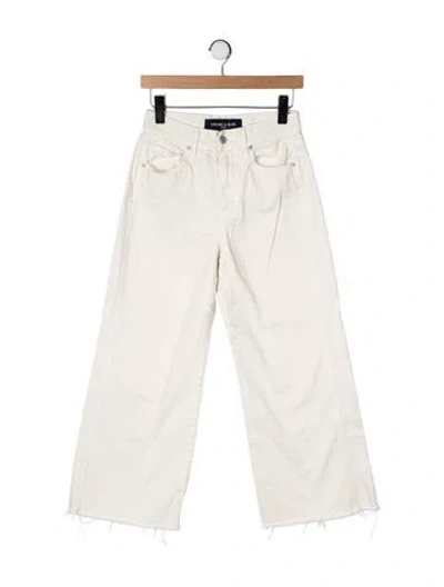 Pre-owned Veronica Beard High-rise Straight Leg Jeans In Neutral