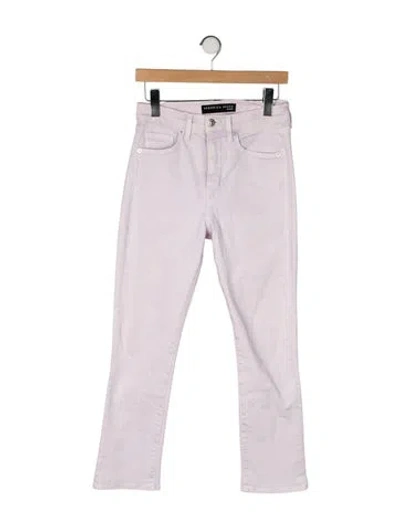 Pre-owned Veronica Beard High-rise Straight Leg Jeans In Pink