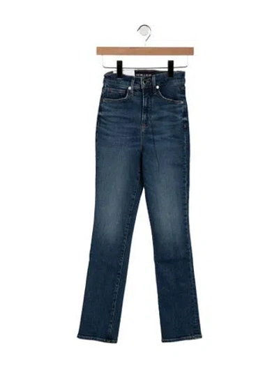 Pre-owned Veronica Beard High-rise Straight Leg Jeans W/ Tags In Blue