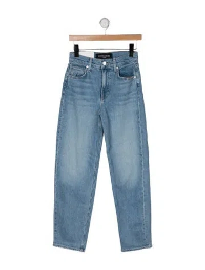 Pre-owned Veronica Beard High-rise Straight Leg Jeans W/ Tags In Blue