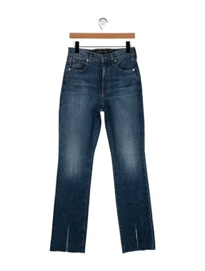 Pre-owned Veronica Beard High-rise Straight Leg Jeans W/ Tags In Blue