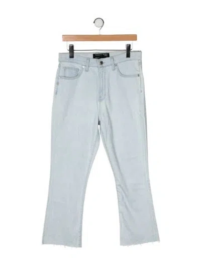 Pre-owned Veronica Beard High-rise Straight Leg Jeans W/ Tags In Green