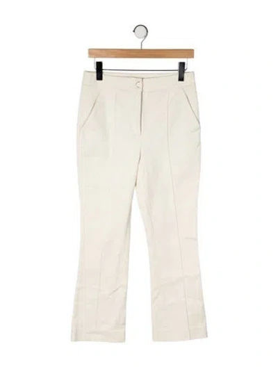Pre-owned Veronica Beard High-rise Straight Leg Jeans W/ Tags In Neutral