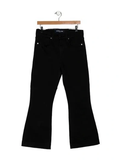 Pre-owned Veronica Beard High-rise Wide Leg Jeans In Black