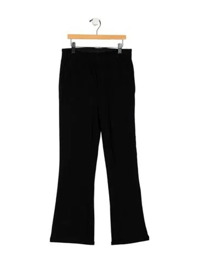 Pre-owned Veronica Beard High-rise Wide Leg Jeans In Black