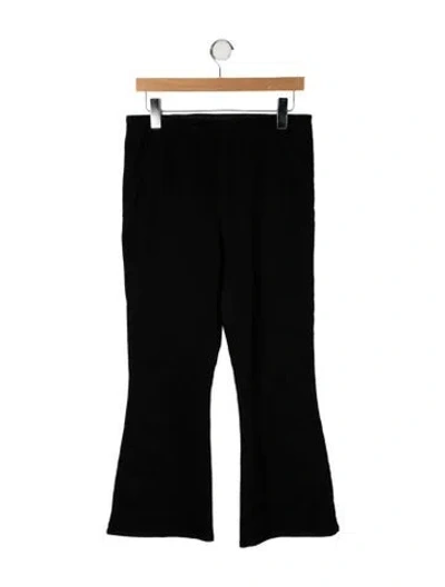 Pre-owned Veronica Beard High-rise Wide Leg Jeans In Black