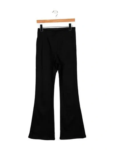 Pre-owned Veronica Beard High-rise Wide Leg Jeans In Black