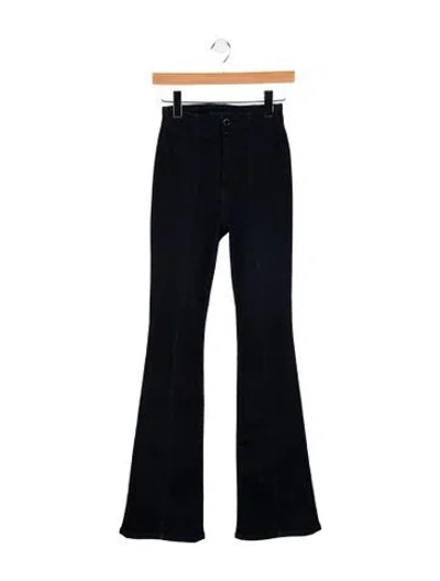 Pre-owned Veronica Beard High-rise Wide Leg Jeans In Blue