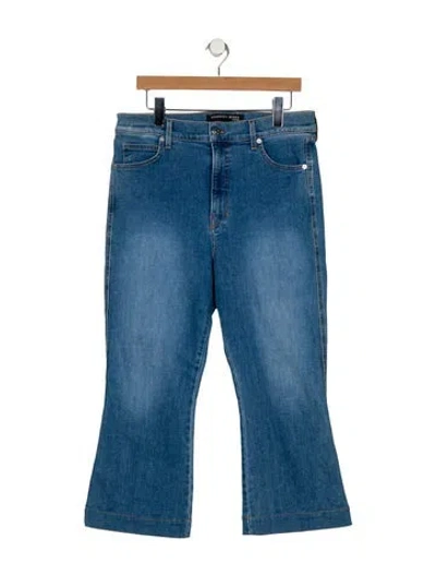 Pre-owned Veronica Beard High-rise Wide Leg Jeans In Blue