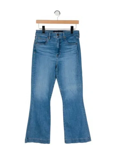 Pre-owned Veronica Beard High-rise Wide Leg Jeans In Blue