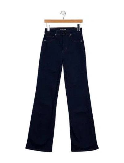 Pre-owned Veronica Beard High-rise Wide Leg Jeans In Blue