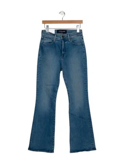 Pre-owned Veronica Beard High-rise Wide Leg Jeans In Blue