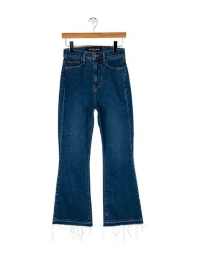 Pre-owned Veronica Beard High-rise Wide Leg Jeans In Blue