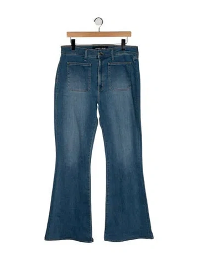Pre-owned Veronica Beard High-rise Wide Leg Jeans In Blue