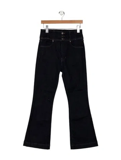 Pre-owned Veronica Beard High-rise Wide Leg Jeans In Blue