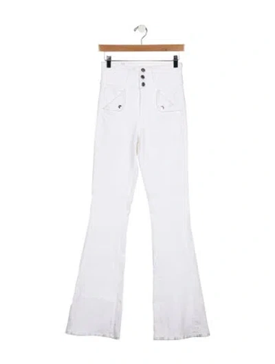Pre-owned Veronica Beard High-rise Wide Leg Jeans In Blue