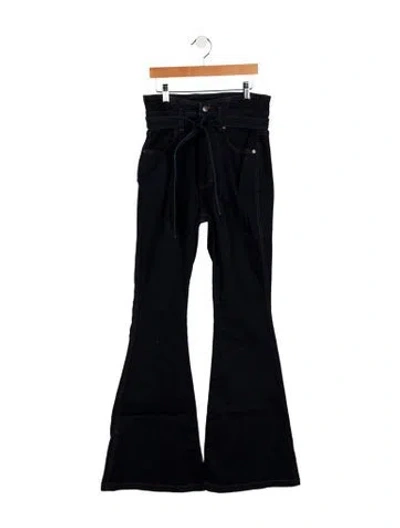 Pre-owned Veronica Beard High-rise Wide Leg Jeans In Blue