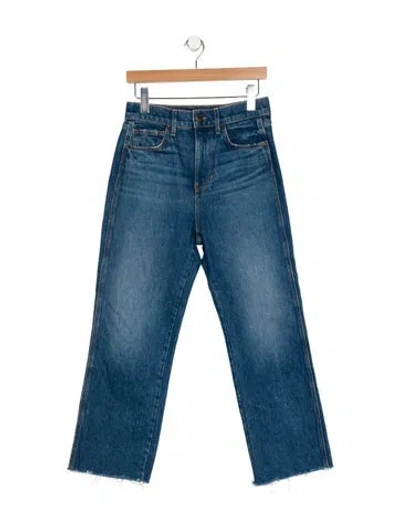 Pre-owned Veronica Beard High-rise Wide Leg Jeans In Blue