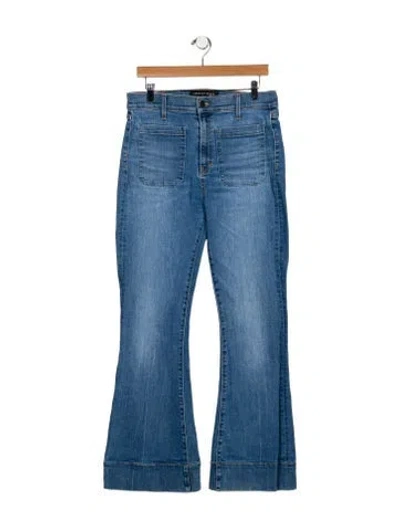 Pre-owned Veronica Beard High-rise Wide Leg Jeans In Blue