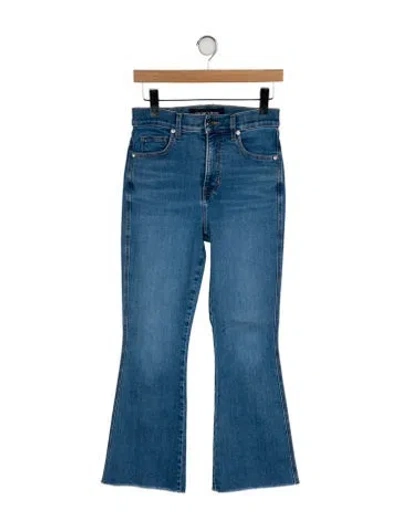 Pre-owned Veronica Beard High-rise Wide Leg Jeans In Blue
