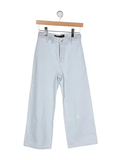 Pre-owned Veronica Beard High-rise Wide Leg Jeans In Blue