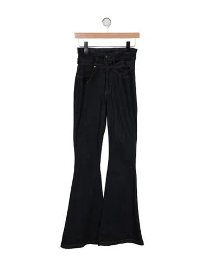 Pre-owned Veronica Beard High-rise Wide Leg Jeans In Blue