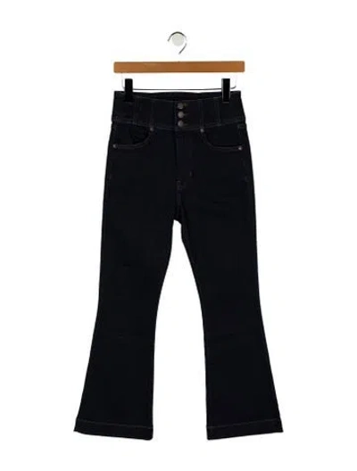 Pre-owned Veronica Beard High-rise Wide Leg Jeans In Blue