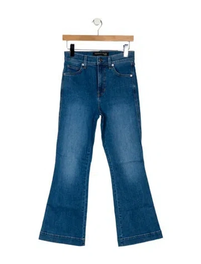 Pre-owned Veronica Beard High-rise Wide Leg Jeans In Blue