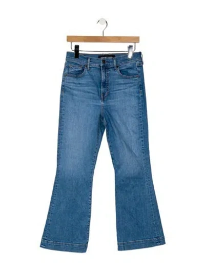 Pre-owned Veronica Beard High-rise Wide Leg Jeans In Blue