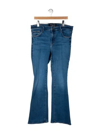 Pre-owned Veronica Beard High-rise Wide Leg Jeans In Blue