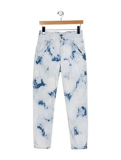 Pre-owned Veronica Beard High-rise Wide Leg Jeans In Blue