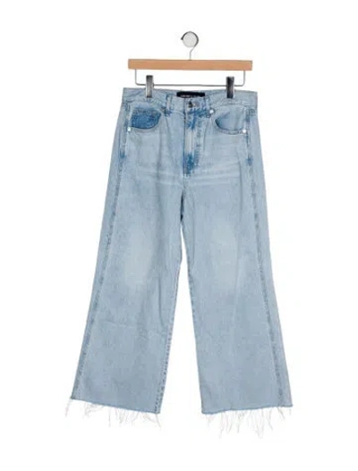 Pre-owned Veronica Beard High-rise Wide Leg Jeans In Blue