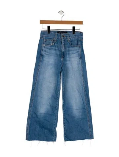 Pre-owned Veronica Beard High-rise Wide Leg Jeans In Blue