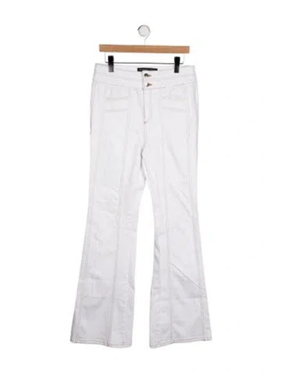 Pre-owned Veronica Beard High-rise Wide Leg Jeans In Blue
