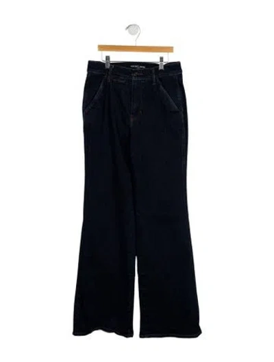 Pre-owned Veronica Beard High-rise Wide Leg Jeans In Blue