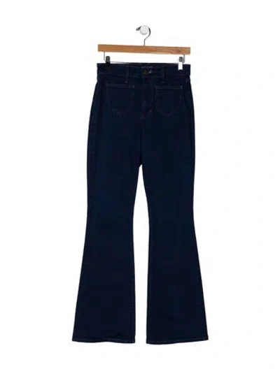 Pre-owned Veronica Beard High-rise Wide Leg Jeans In Blue