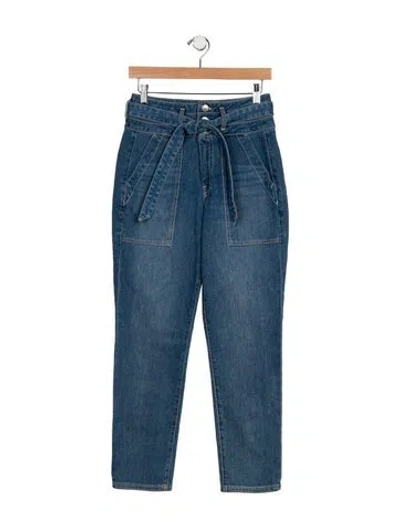 Pre-owned Veronica Beard High-rise Wide Leg Jeans In Blue