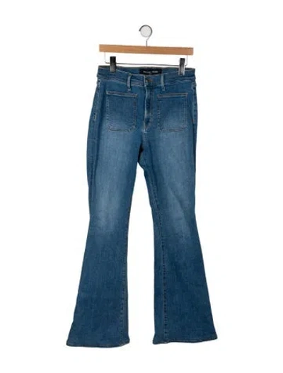 Pre-owned Veronica Beard High-rise Wide Leg Jeans In Blue