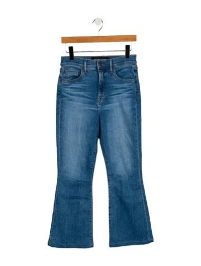 Pre-owned Veronica Beard High-rise Wide Leg Jeans In Blue