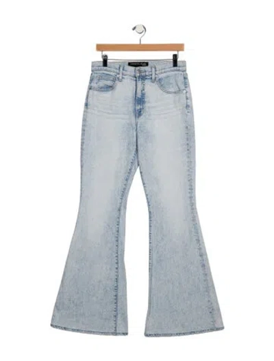 Pre-owned Veronica Beard High-rise Wide Leg Jeans In Blue