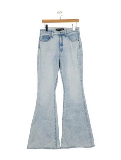 Pre-owned Veronica Beard High-rise Wide Leg Jeans In Blue
